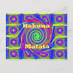 Postal Hermoso e impresionante vector de colorido