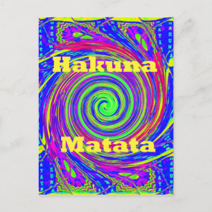 Postal Hermoso e impresionante vector de colorido