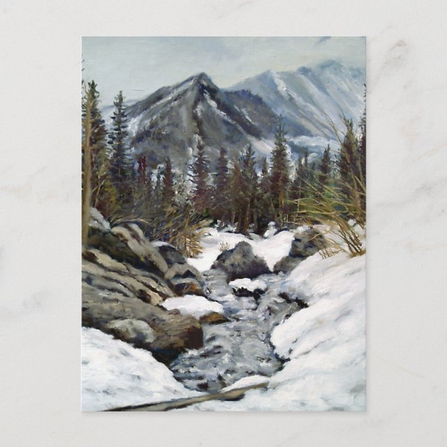 Postal Hermoso Estes Park Colorado Winstream (Anverso)