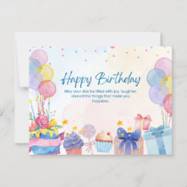 Postal Hermoso Feliz cumpleaños