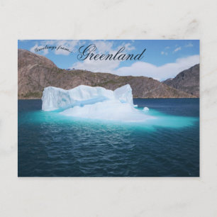 Postal Hermoso Iceberg Aappilattoq Greenlanad