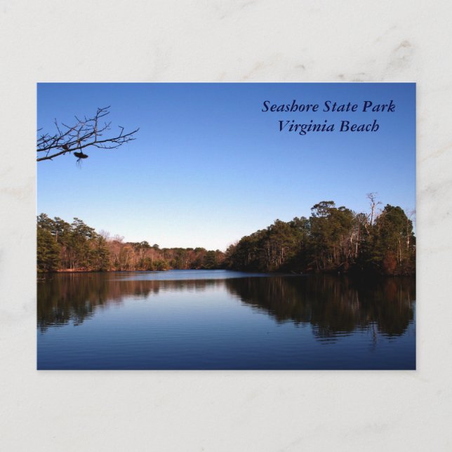 Postal Hermoso lago (Anverso)