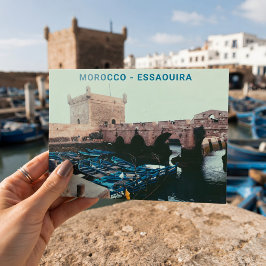 Postal Hermoso Marruecos Essaouira Recuerdo Ciudad Antigu