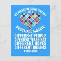 Hermoso mosaico de citas sobre diversidad