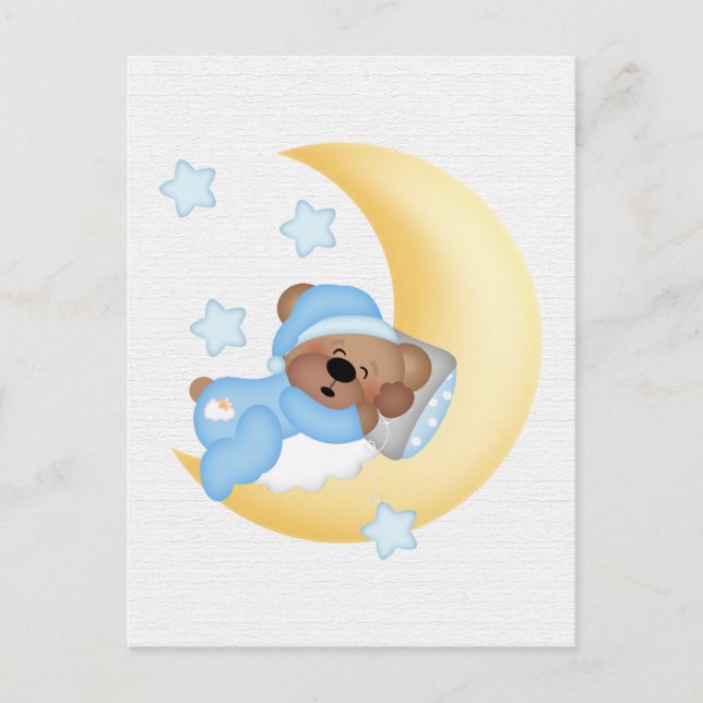 Postal Hermoso Oso de Teddy (Anverso)