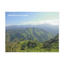 Hermoso paisaje de las montañas de Sri Lanka