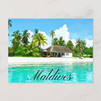 Postal Hermoso Paisaje De Maldivas