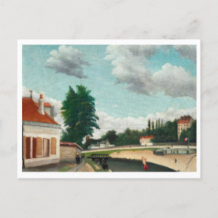 Postal Hermoso paisaje de Rousseau divertidos recuerdos