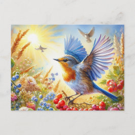 Postal Hermoso paisaje de verano 3