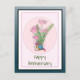 Postal Hermoso Personalizado para Aniversario de Esposa