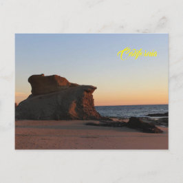 Postal Hermoso recuerdo de un viaje a la playa en Califor