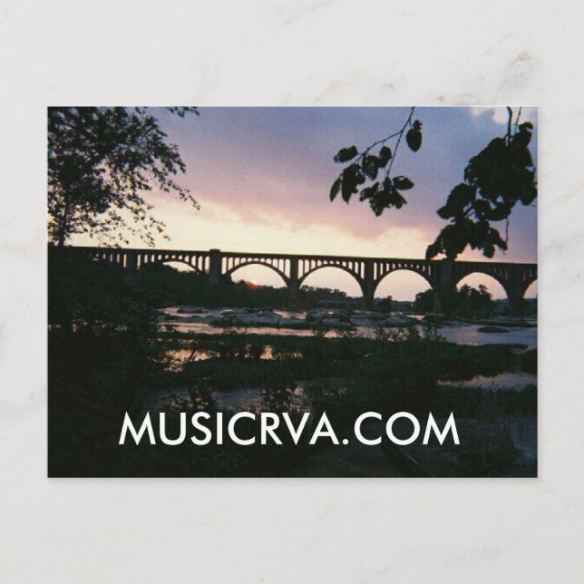 POSTAL HERMOSO RICHMOND VIRGINIA SUNSET (Anverso)