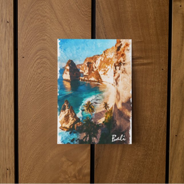 Postal Hermoso viaje indonesio (tropical bali indonesia asia postcard)