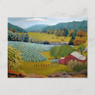 Postal Hermoso viñedo en la granja Augusta Missouri