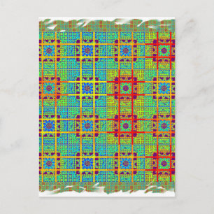 Postal Hermoso y encantador vector de impresión tribal su