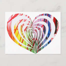 Postal ¡Hermoso y original diseño moderno HeART!