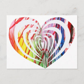 Postal ¡Hermoso y original diseño moderno HeART!