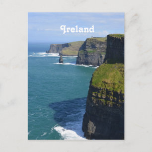 Postal Hermosos acantilados de Moher