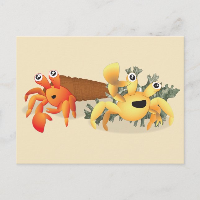 Postal Hermy y Rover (Anverso)