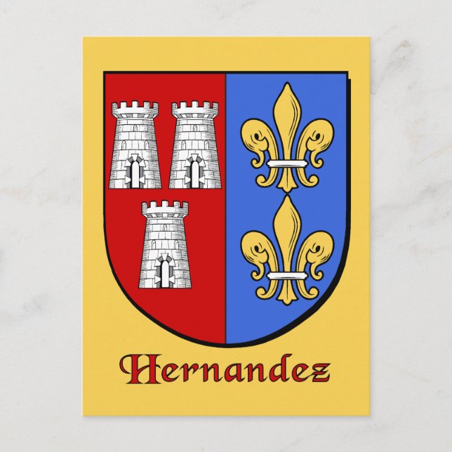 Postal Hernandez Family Shield (Anverso)