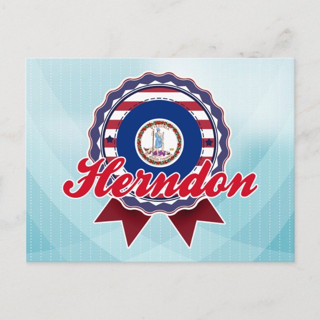 Postal Herndon, VA (Anverso)