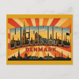 Postal Herning Dinamarca Arte Moderno