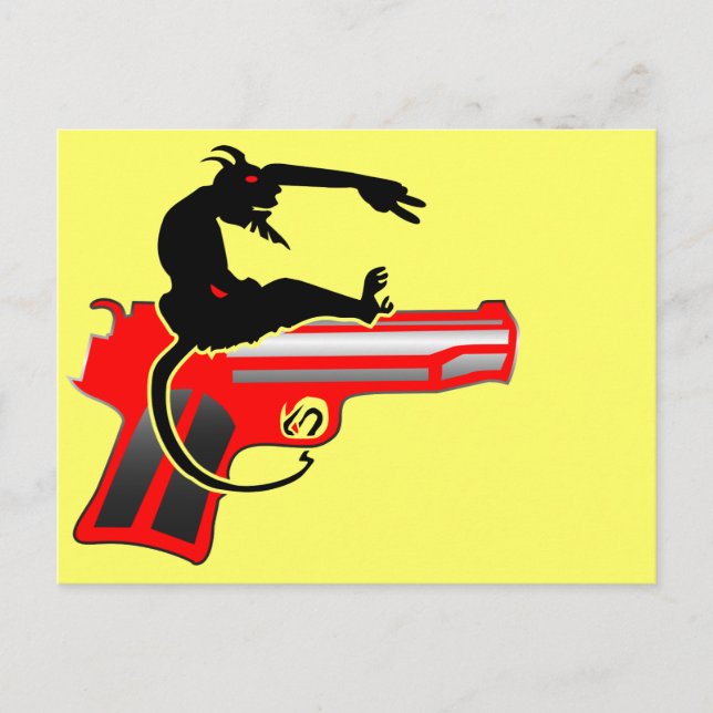 Postal Héroe de los disparos (Anverso)