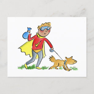 Postal Héroe del perro poo