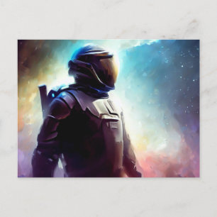 Postal Héroe espacial SF 3