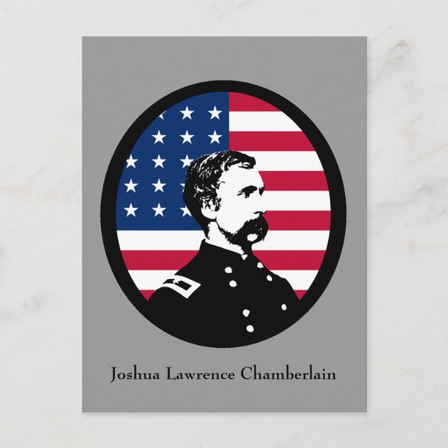 Postal Héroe Militar - Joshua L. Chamberlain (Anverso)