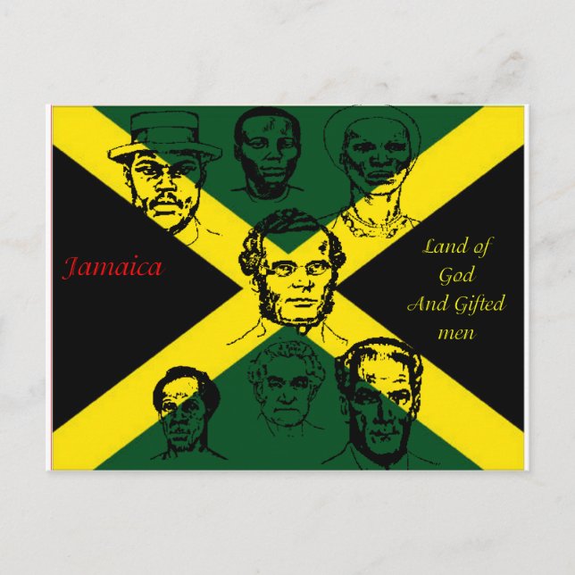 Postal héroe nacional de jamaica (Anverso)