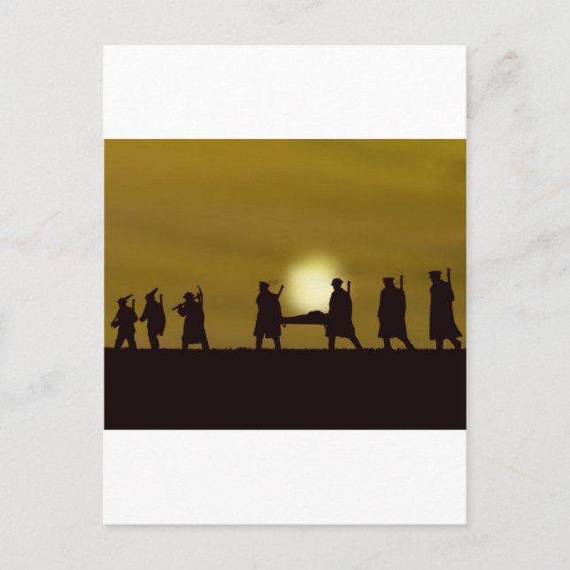 Postal Héroes británicos de la Primera Guerra Mundial (Anverso)