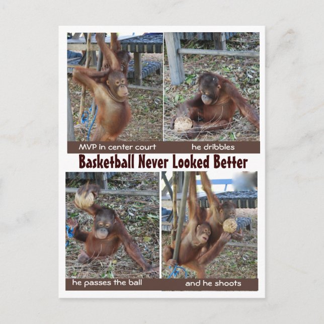 Postal Héroes de baloncesto (Anverso)