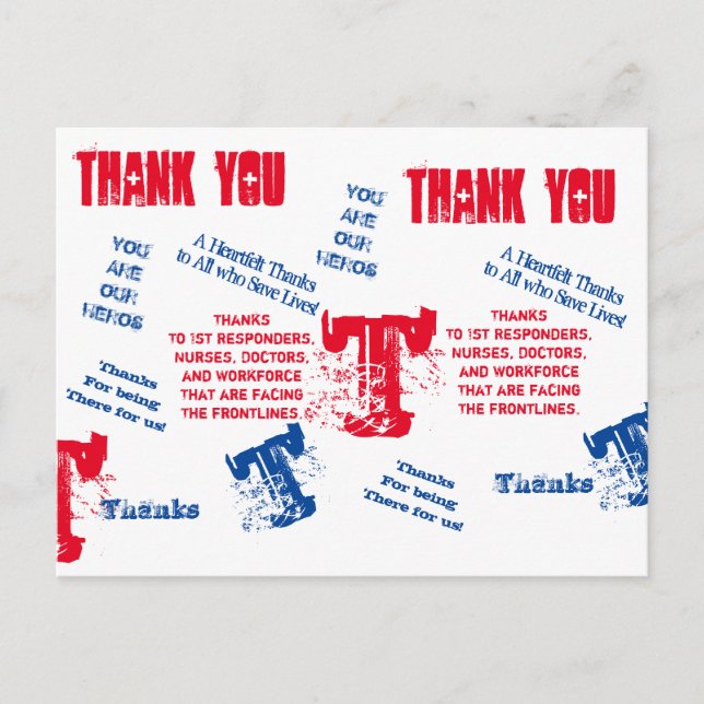 POSTAL HÉROES DEL CORONAVIRUS (Anverso)