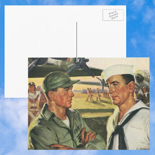 Postal Héroes Patrióticos Antiguos, Hombres Militares de