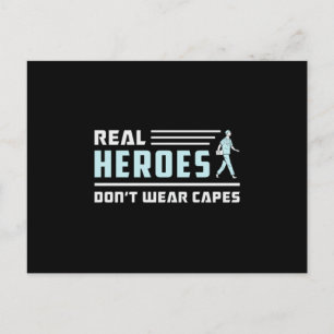 Postal Héroes reales Ambulancia paramédica EMS EMT Funny