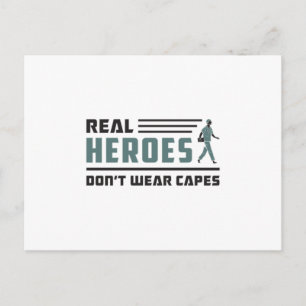 Postal Héroes reales Ambulancia paramédica EMT EMS Funny