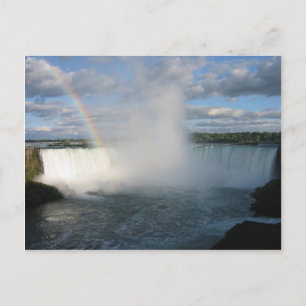 Postal Herradura Cae Y Arcoiris Del Lado Canadiense