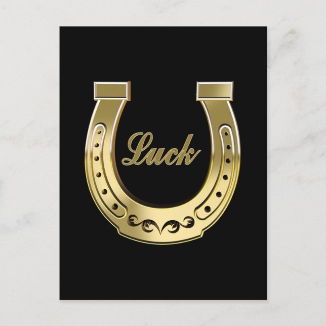 Postal Herradura de oro (Anverso)