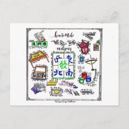 Postal Herramienta Mahjong