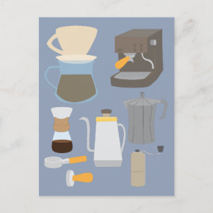 Postal Herramientas de Cafetera