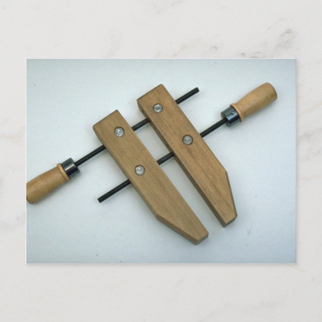 Postal Herramientas de comercio - Mango de madera simple (Anverso)