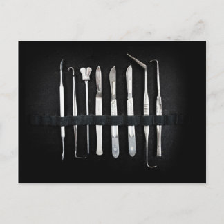 Postal Herramientas de embalsamamiento de antigüedades va