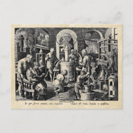 Postal Herramientas de laboratorio de Alquimismo Maestro