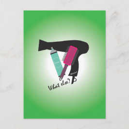 Postal Herramientas de peinados - ¿Qué más?