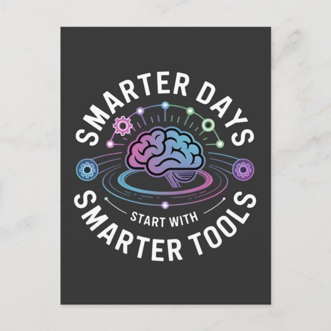 Postal Herramientas inteligentes de inteligencia artifici (Anverso)