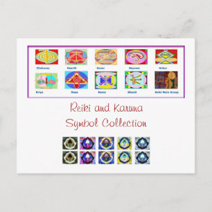 Postal Herramientas principales de Reiki - sorteos de los