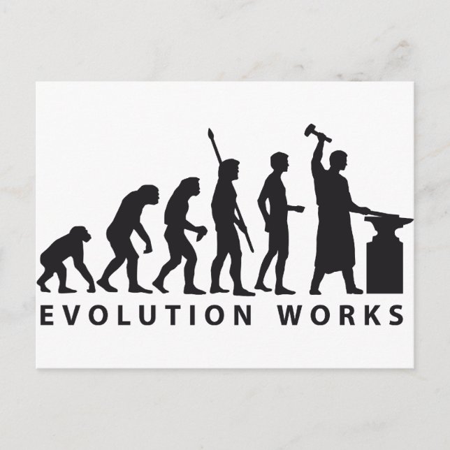 Postal herrero evolutivo (Anverso)