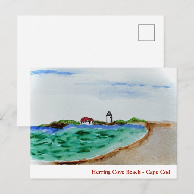 Postal Herring Cove Beach - Cape Cod - (Anverso / Reverso)