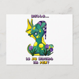 Postal ¿Herro está muerto? lindo bebé dragón